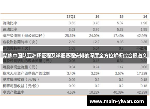 聚焦中国队亚洲杯征程及详细赛程安排的深度全方位解析综合报道文